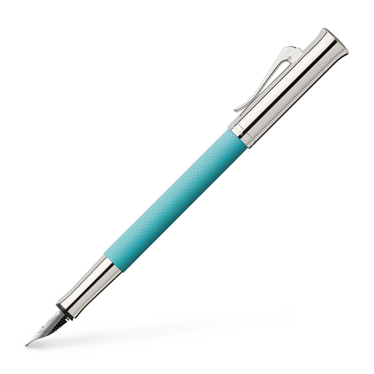 Encrier Graf Von Faber-Castell 75 Ml - Encre Indélébile Turquoise - Qualité Haute Résistance Lumière Et Eau